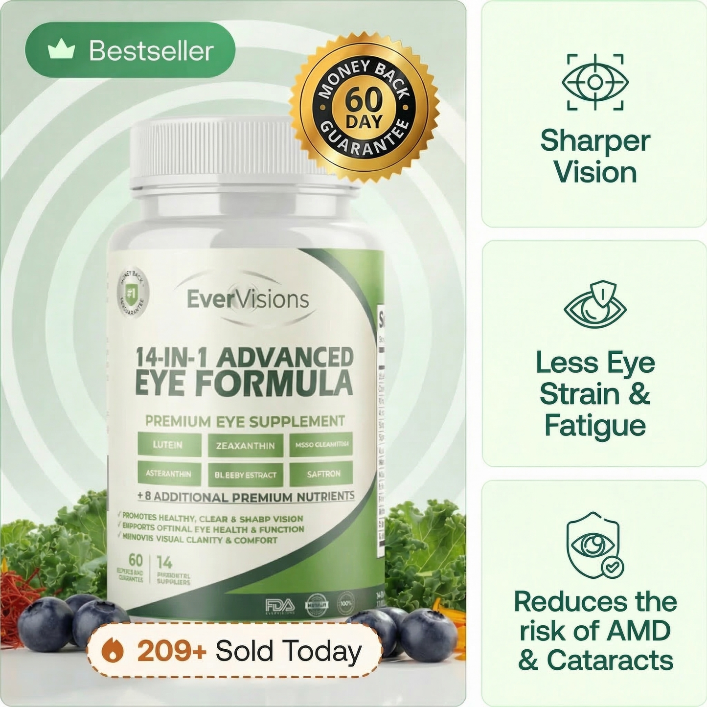 EverVisions 14-IN-1 Advanced Eye Formula